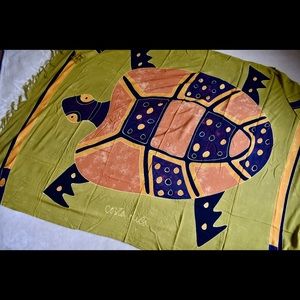 Hand-Painted Sarong From Costa Rica